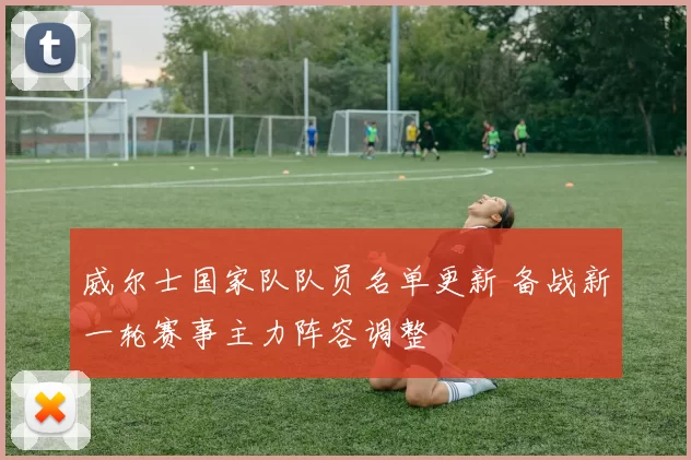 威尔士国家队队员名单更新 备战新一轮赛事主力阵容调整