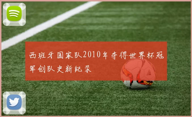 西班牙国家队2010年夺得世界杯冠军创队史新纪录
